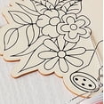 thumbnail image 3 of Easter DIY Wooden Drawing Board Kids Painting Coloring Craft Decoration Easter Rabbit Kids Arts And Crafts Ages 2-5 Easter Diy Crafts for Adults Book Kids Arts And Crafts Ages 2-5 Arts And Crafts for, 3 of 4