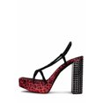thumbnail image 1 of Jeffrey Campbell Women NUITE RED CHEETAH PEWTER Tissu, 1 of 4