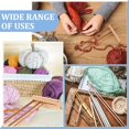 thumbnail image 4 of Ovzne Wooden Crochet Ruler Geometric Template Ruler Knitting Needle Gauge On Clearance, 4 of 6