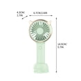 thumbnail image 3 of Yhmxh Fan-Desk Fan Portable Fan Box Fan Mini Fan 2025 Fan Cute Handheld Small Fan Mini Portable USB Rechargeable Student Dormitory Small fan, 3 of 3