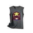 thumbnail image 4 of lSLJS Women's Fashion Casual Printed Sleeveless Blouse Round Neck Slim Pullover Tops, Womens Tank Tops, 4 of 5