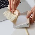 thumbnail image 3 of 1 Set of Desktop Cleaning Broom Mini Dustpan Small Table Cleaning Broom Tabletop Dust Pan, 3 of 7