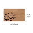thumbnail image 2 of Black And White Polyester Halloween Doormat Non-Slip Absorbent Rug For Entryway Kitchen Bathroom With Size I BW, 2 of 2