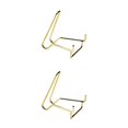 thumbnail image 2 of Baohd Iron Ores Stone Display Stand Desktop Rock Holder Decor Base Home Office Golden M 2Set, 2 of 6