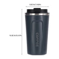 thumbnail image 3 of HAOMONZEN Travel Mug Insulated Coffee Cup with Leakproof Lid Vacuum Insulation Stainless Steel for Hot And Cold Water Coffee And Tea 510ml Lightweight & Leakproof for Travel & Sports Deals Today 2024, 3 of 4