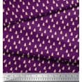 thumbnail image 3 of Soimoi Purple Heavy Canvas Fabric Christmas Tree Fabric Prints By Yard 58 Inch Wide, 3 of 3