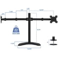 thumbnail image 2 of axGear Support Double pour Moniteur, Support de Bureau Réglable, Bras d'Écran pour Led LCD 13 - 27 Pouces, 2 of 8