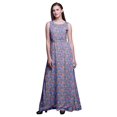 thumbnail image 1 of Bimba Robe de Soirée Sans Manches à Imprimé Floral pour Femme à Col Rond - X-Grand, 1 of 6