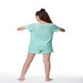 thumbnail image 3 of Ensemble de Pyjama 2 Pcs pour Filles, Rayures et Paillettes, Taille 6-16, 3 of 7