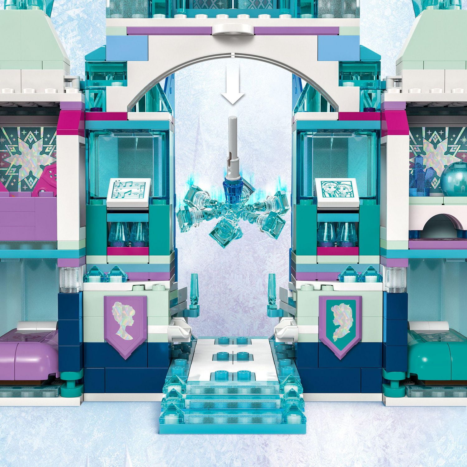 LEGO Disney Princess Le palais de glace d’Elsa 43244 Ensemble de construction (630 pièces)