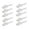thumbnail image 1 of axGear Cat6 Câble Réseau RJ45 Patch Cordon Ethernet Internet LAN Fil 1 Pi 10 Pcs, 1 of 5
