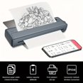 thumbnail image 2 of A4 Portable Printer, Lightweight and Compact Thermal Mobile Printer, Wireless Printer ,Easy to Operate, 2 of 6