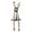 A, variante sur TIELUTT Lapins Assis Or Lapin Assis pour Étagère Artisanat Figurine Lapin Doré Animal Ornement de Noël Pack Ensemble d'Ornements Incassables Ornement Hippopotame Ornement Enseignant