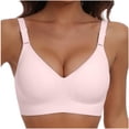 thumbnail image 2 of Yuyuzo Womens Wireless Bras Deep V No Underwire Push up Bras Full Coverage Seamless Bralettes, 2 of 5