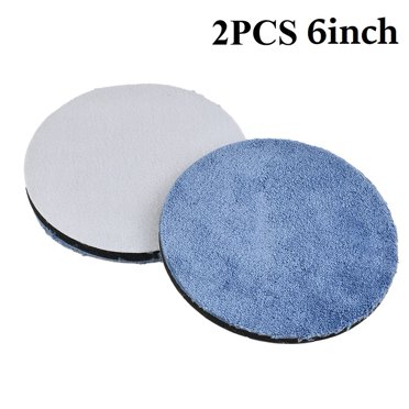 BUYISI 2Pcs 3-7Inch Car Polishing Pad Auto Microfiber Bonnet Polisher Soft Wool Wax Wash Buffer Cover Cleaning Tools Accessories 4 Inch