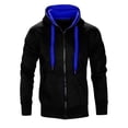 thumbnail image 4 of Sentmoon Mens Hoodie Oversized Drawstring Sweatshirt for Men Long Sleeve Color Block Loose with Pockets Stretchy Men's Clothes Fall Trendy for Fall Hiking L, 4 of 5