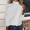 thumbnail image 2 of Chbgutlmr Womens Sweaters Raglan Long Sleeve High Neck Loose Casual Pullover Fall Winter Turtleneck Tops Sweater, 2 of 6