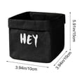 thumbnail image 3 of Paper Storage Bags Large Capacity Washable Kraft Paper Storage Bags Thickened Waterproof Refrigerator Kitchen Organizer and Plant Pot Decor Box(Black,1Pcs) Rkxzt, 3 of 9