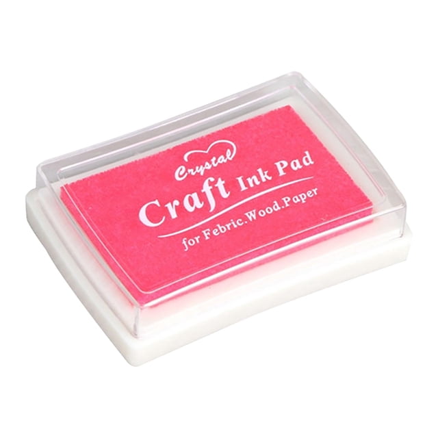 Amdohai Craft Ink Pad DIY Stamp Inkpad for Children Adult for Rubber Stamps Paper Wood Fabric Scrapbooking Journal Decoration Gift Card Making Finger Paint
