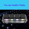 thumbnail image 3 of Gaming Key Keyboard Mechanical Custom Small Keyboard Custom Key4 Small Keyboard Copy Paste Gaming Game Mini Mechanical Keyboard Light Up Gaming Keyboard, 3 of 6
