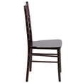 thumbnail image 3 of 2 Pack HERCULES Series Walnut Wood Chiavari Chair, 3 of 9