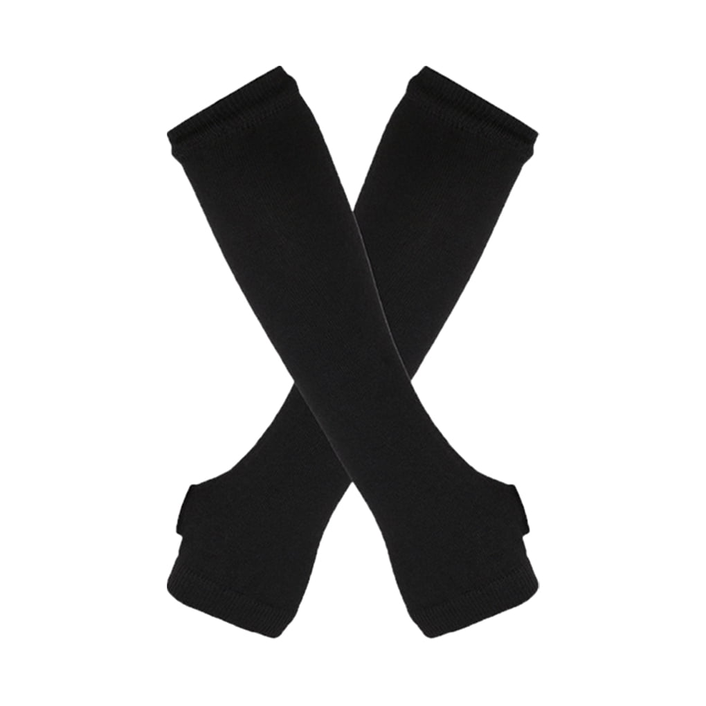 Maytalsory Bas Épais et Confortables en Polyester Faciles à Assortir Noir 1Set