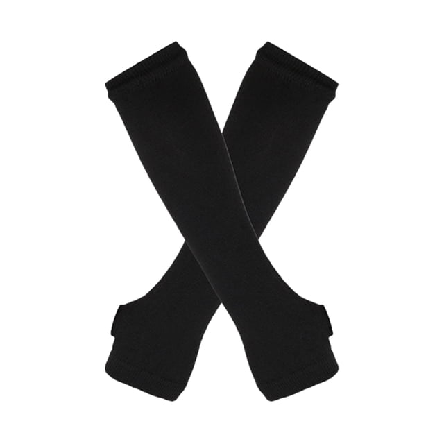 letairis Complete Wardrobe Versatile Socks With Long Gloves Set Comfortable To Wear Black 1Set