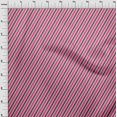thumbnail image 3 of oneOone Tissu Polyester Lycra à Rayures Diagonales Imprimé au Mètre 56 Pouces de Large, 3 of 4