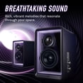 thumbnail image 4 of Edifier QR65 Haut-Parleurs de Moniteur Actifs avec Fonction de Charge Rapide GaN 65W, Haut-Parleurs d'Ordinateur Bluetooth 70W RMS avec Audio Sans Fil 24bit Haute Résolution, Sortie Caisson de Basses et Effets Lumineux (Noir), 4 of 4