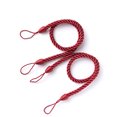 thumbnail image 1 of Shengyu 1/2/3/5 2 Pcs Support de Rideau en Polyester pour Maison Hôtel Salon Chambre Drapé Attache Décorative Corde Ondulée Décor Rouge 1 Pce, 1 of 6