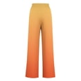 thumbnail image 4 of Pants for Women, Womens Fashionable Striped Printed Drawstring Wide Leg Pants, 4 of 5