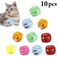 thumbnail image 2 of 10PCS Cat Ball Toy Interactive Pumpkin Shape Cat Bell Toy Kitten Training Toy, 2 of 5