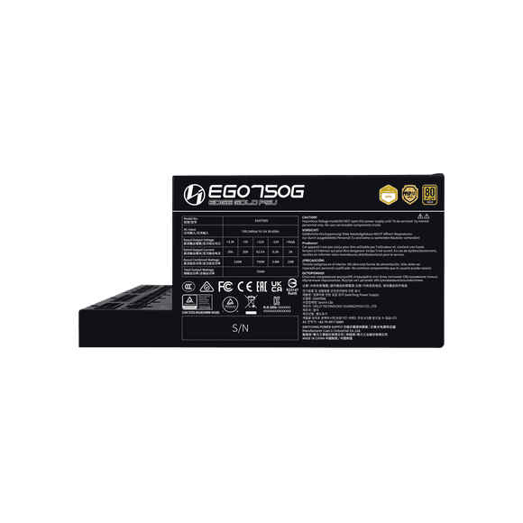 Lian-Li PS Edge Gold 750 Black 750W 80+ Gold Full Modular ATX Retail