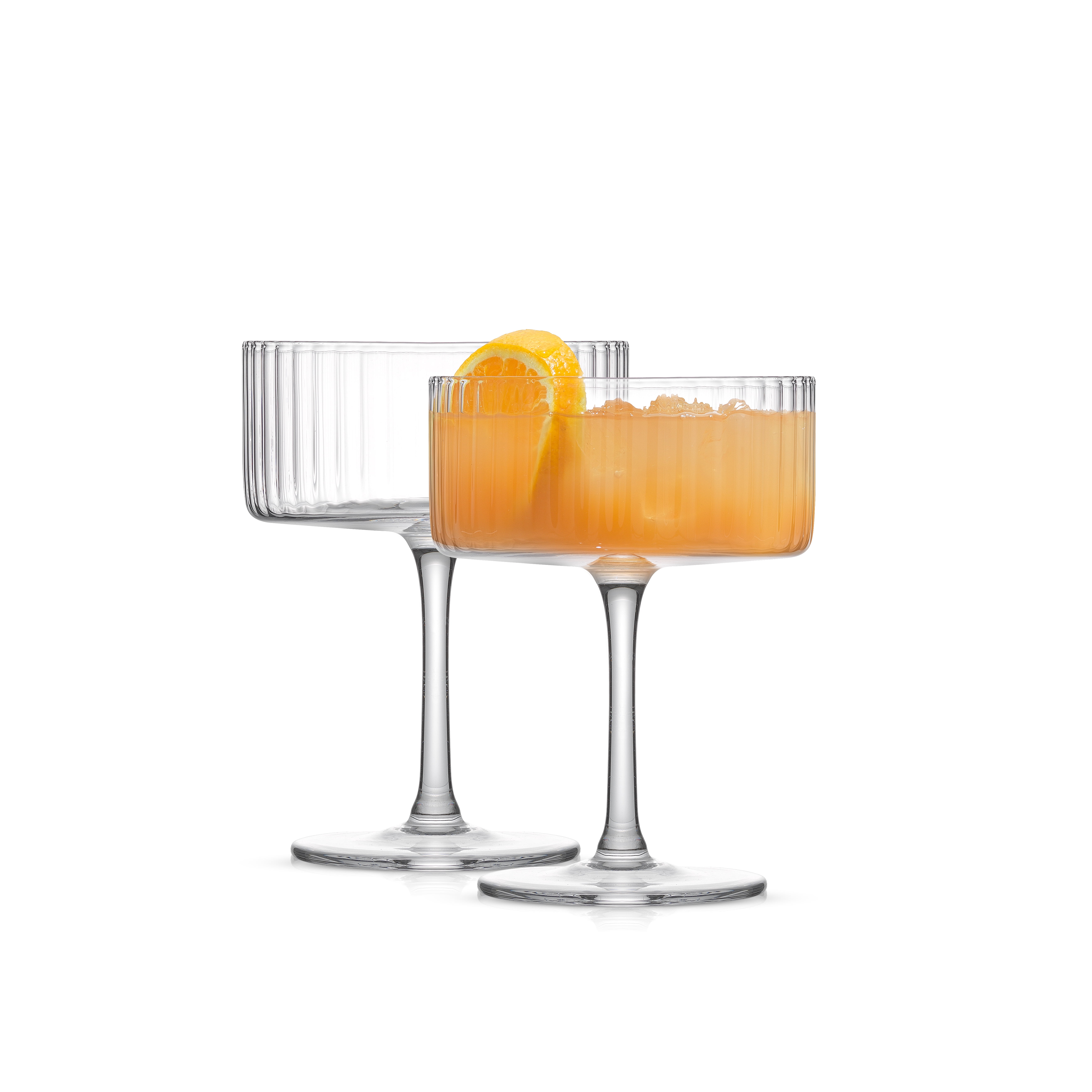 Verres à Martini Coupe Évasée Elle de JoyJolt - 10 oz - Ensemble de 2