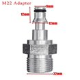 thumbnail image 1 of Greenne Quick Release Pressure Washer/ Tool Hose/ Fitting To M14/M22 Adapter For Lavor, 1 of 9