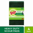 thumbnail image 1 of Scotch-Brite® Heavy Duty Scour Pad, 4 Pack, 1 of 5