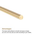 thumbnail image 3 of Unique Bargains 4mm Diameter 300mm Length Brass Solid Round Rod for DIY Craft 10pack, 3 of 4
