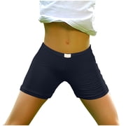 Shorts for Girls, Girls Casual Spring And Summer Solid Elastic Waist Kids Shorts