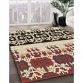 thumbnail image 3 of Ahgly Company Tapis Rectangulaire Lavable en Machine Rouge Vermillon, 3 Pieds x 5 Pieds, 3 of 7
