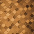 thumbnail image 1 of Ahgly Company Tapis d'Intérieur Lavable en Machine Carré Transitionnel Acajou Brun, 7 Pieds Carré, 1 of 7