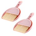 thumbnail image 1 of Oleegame 2PC Cleaning Brush Mini Desktop Sweeping Cleaning Brush Small Cleaning Brush And Dustpan Set Pink, 1 of 4