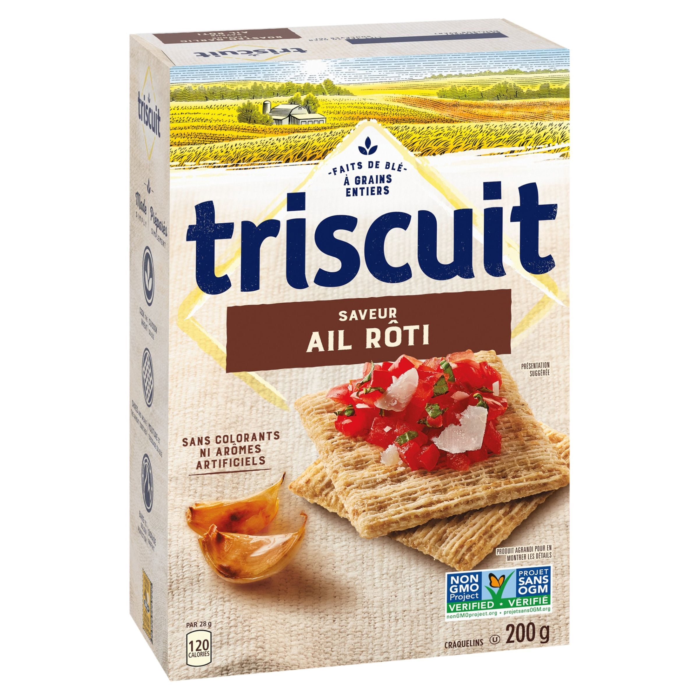 TRISCUIT à Saveur d’ail Rôti Craquelins
