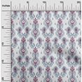 thumbnail image 1 of oneOone Silk Tabby Fabric Paisley Ikat Print Sewing Fabric BTY 42 Inch Wide, 1 of 4