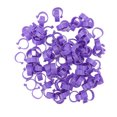thumbnail image 1 of Poultry Foot Ring, Easy Identification Plastic PP Wear Resistant Chicken Foot Ring Classification  For Farm Purple 16mm/0.63in, 1 of 8