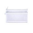 thumbnail image 1 of Boovnll Pencil Pouch, Large Capacity Multifunction Brief Double Pen Bag Transparent Mesh Pen Bag Large Capacity Exam Bag Stationery Organizer Nylon Office Storage Bag Pencil Box Pencil Case, 1 of 2