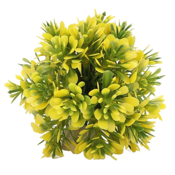 Aquarium Plastic Grass Ball, Artificial Aquarium Grass Ball Safe Easy To Clean Colorfast For Aquarium For Landscaping Green,Yellow,Pink