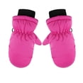 thumbnail image 1 of RXIRUCGD Moufles Articles en Liquidation 1 Paire Tout-Petits Enfants Bébés Garçons Filles Gants de Ski Imperméables Chauds Moufles de Neige Gants Roses, 1 of 2