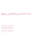 thumbnail image 1 of 20Pcs Plastic Spiral Binding Coils, Durable with Long Life, 19mm Inner Diameter, Convenient Binding Method,  Gloss Without Breakage 30 Holes, for A4 A5 Notebook, 1 of 7