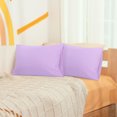 thumbnail image 1 of PiccoCasa 2pcs Pillowcases Soft Microfiber,No Wrinkle,King, Light Gray Pillow Case Covers Non-Standard Violet, 1 of 10