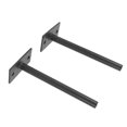 thumbnail image 1 of Wall Weight Storage Rack, Wall Mounted Weight Plate Holder Alloy Steel 2pcs Strong Load Capacity  for Fitness, 1 of 7